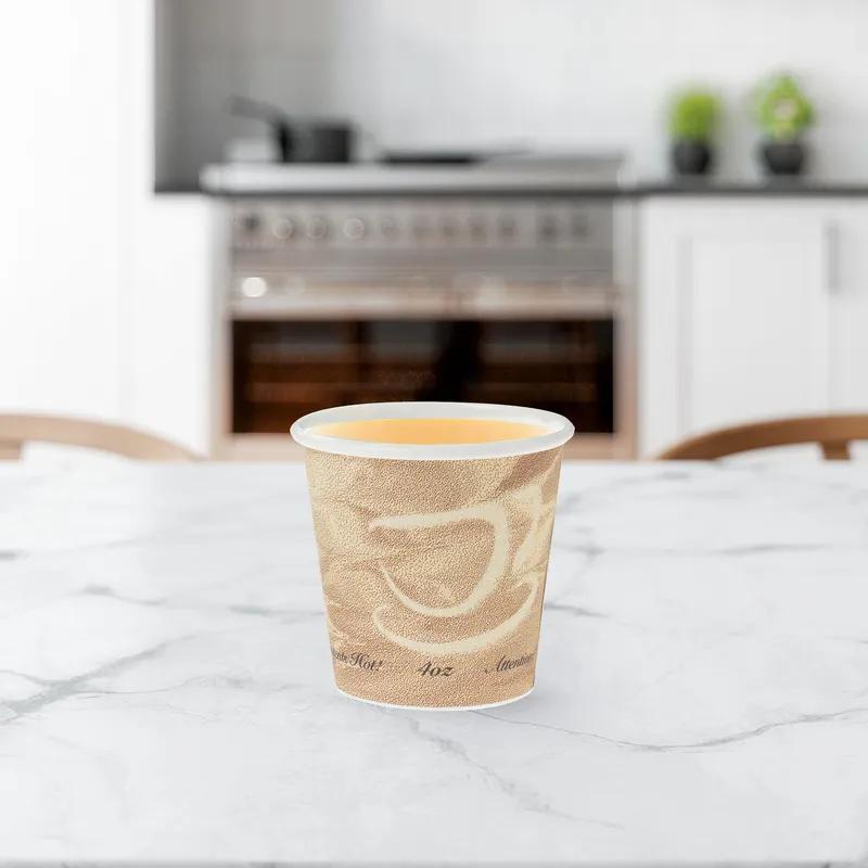 Solo® Hot Cup 4 OZ SSP Multicolor Mistique® Stock Print 50 Count/Pack 20 Packs/Case 1000 Count/Case