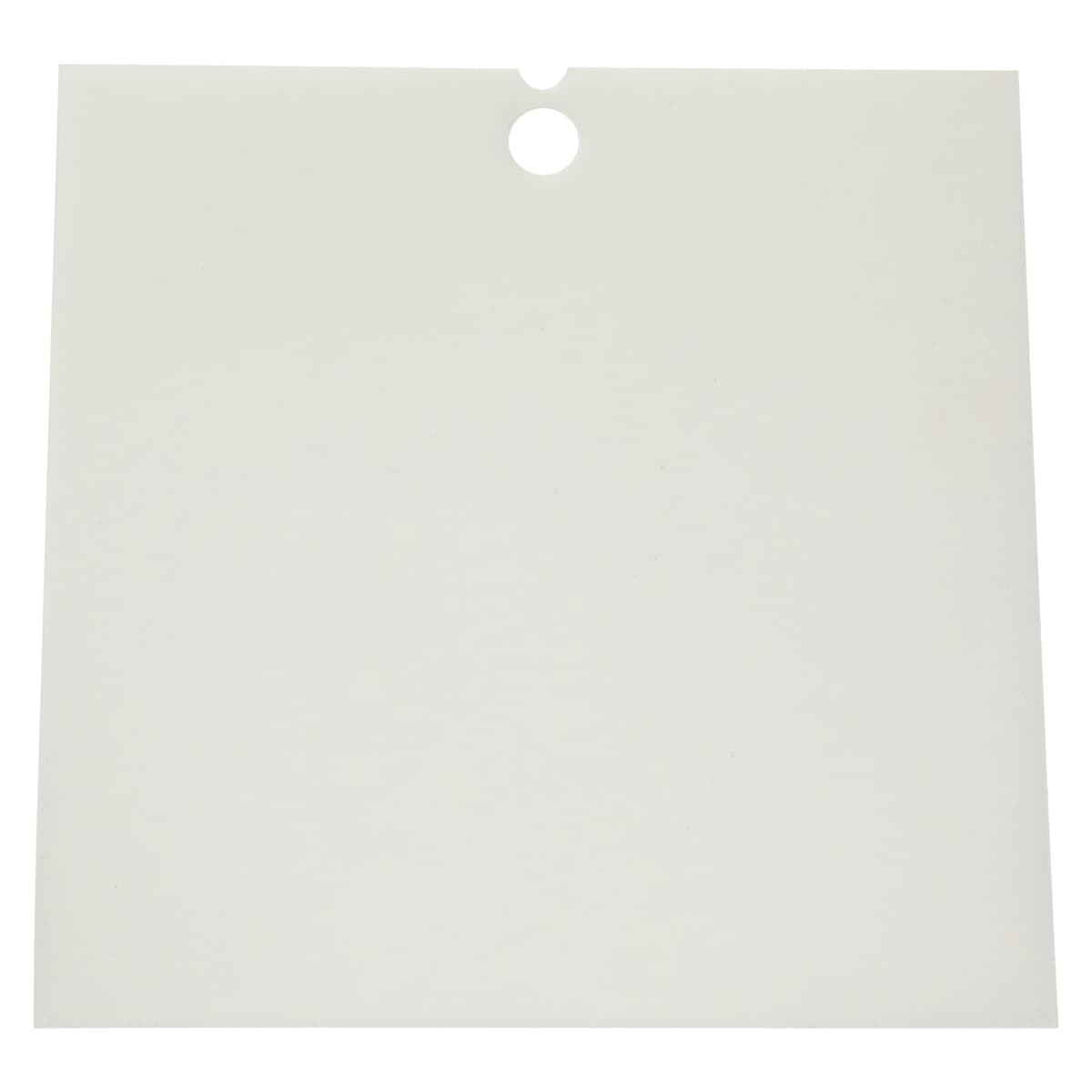 Patty Sheet 4.5X4.5 IN Paper 2PLY With Hole V-Slot 14000/Case