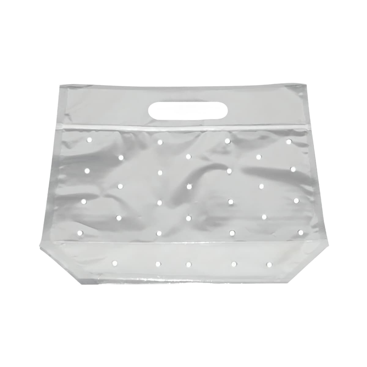 Produce Bag 11X10 IN Plastic With Zip Seal Closure With Handle Vented 250/Case