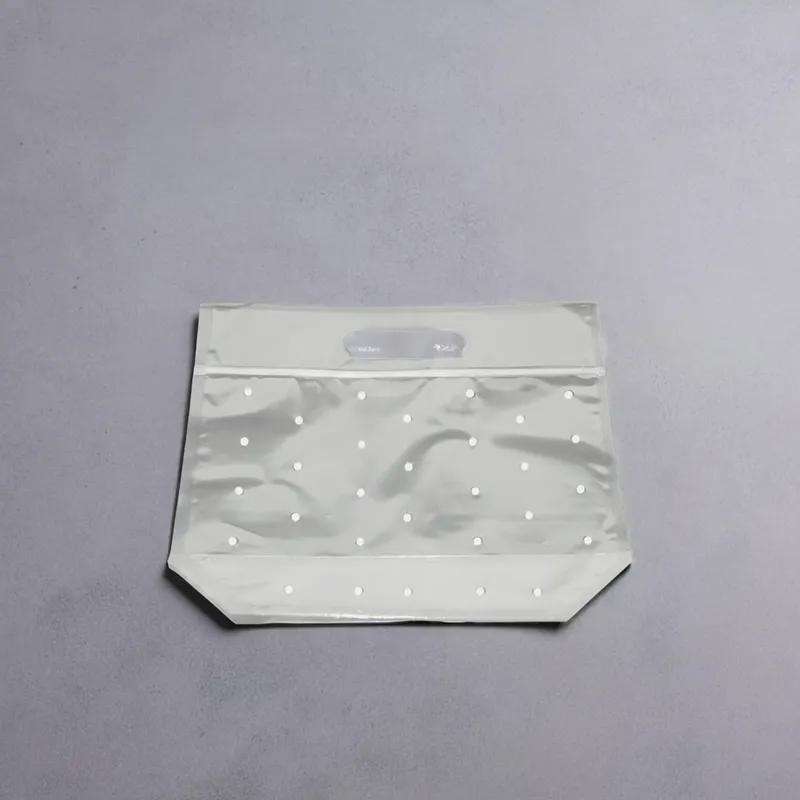 Produce Bag 11X10 IN Plastic With Zip Seal Closure With Handle Vented 250/Case