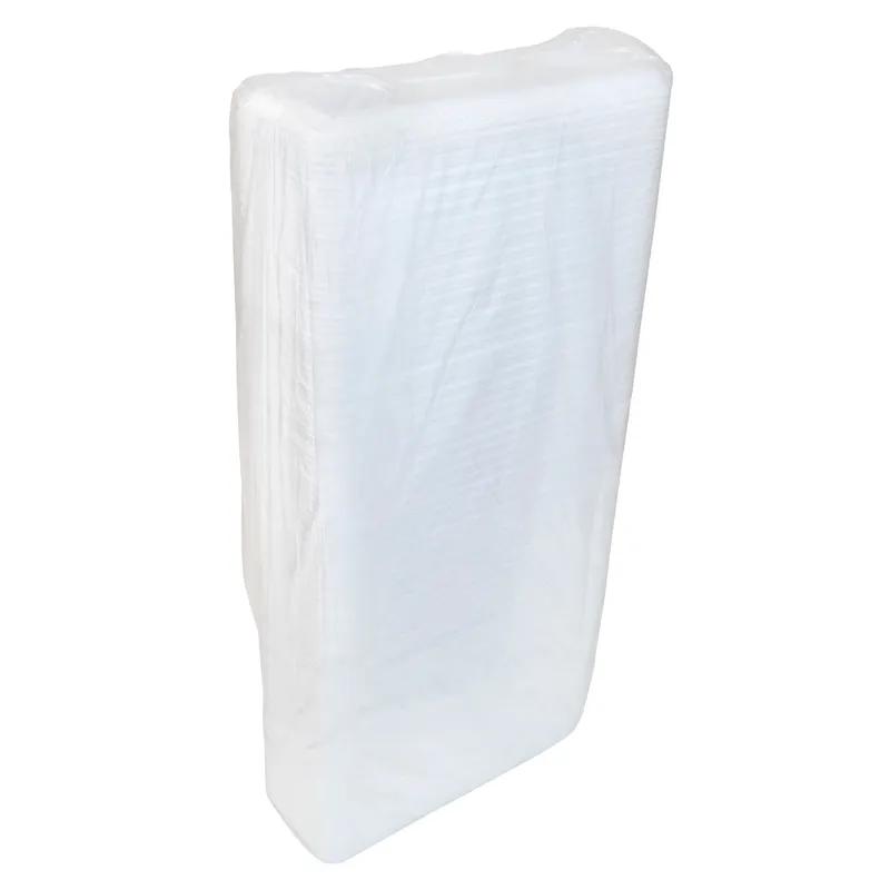 7S Supermarket Tray 14.625X5.625X0.67 IN Polystyrene Foam White Rectangle 250/Case