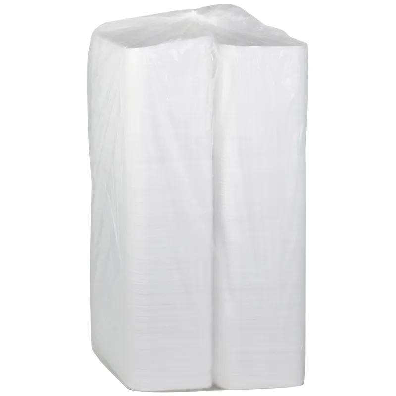 20S Tray 8.7X6.2X0.65 IN Polystyrene Foam White Rectangle 500/Case