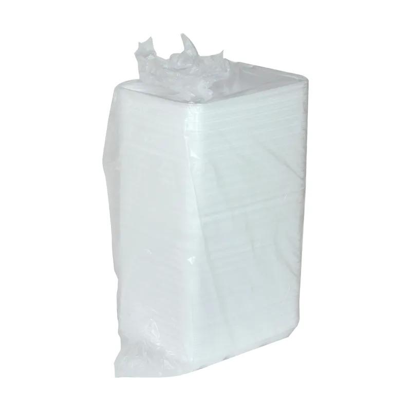 Cafeteria & School Lunch Tray 8.5X11.5X1.25 IN 6 Compartment Polystyrene Foam White Rectangle 500/Case