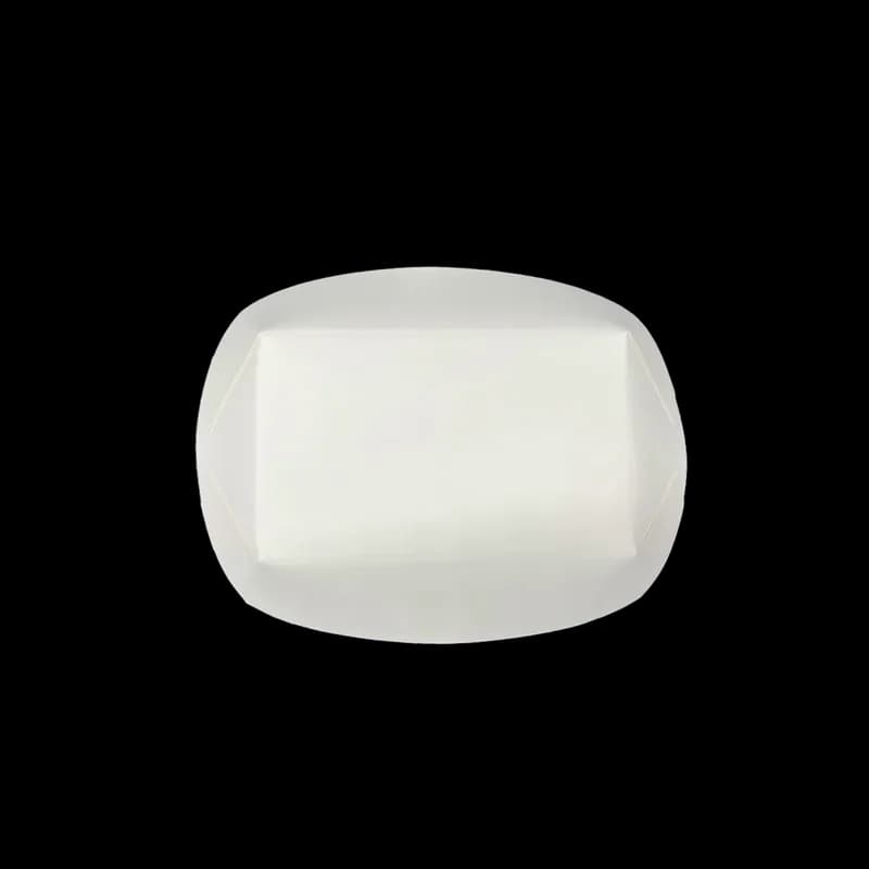 Food Tray 2.5 LB Paper White Rectangle 500/Case