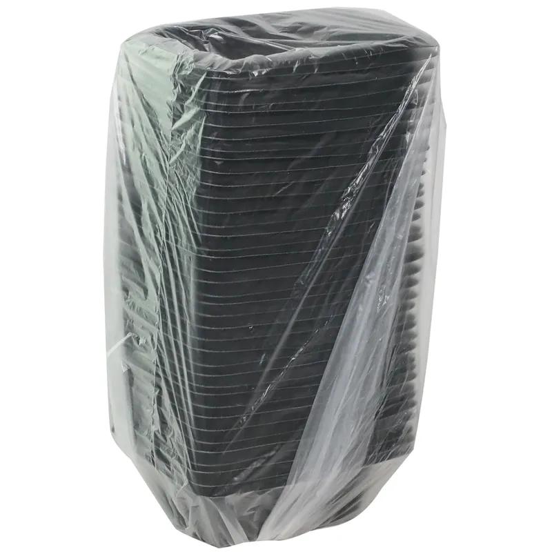 Deli Container Base With Dome Lid 12 OZ MFPP Black Oval 252/Case