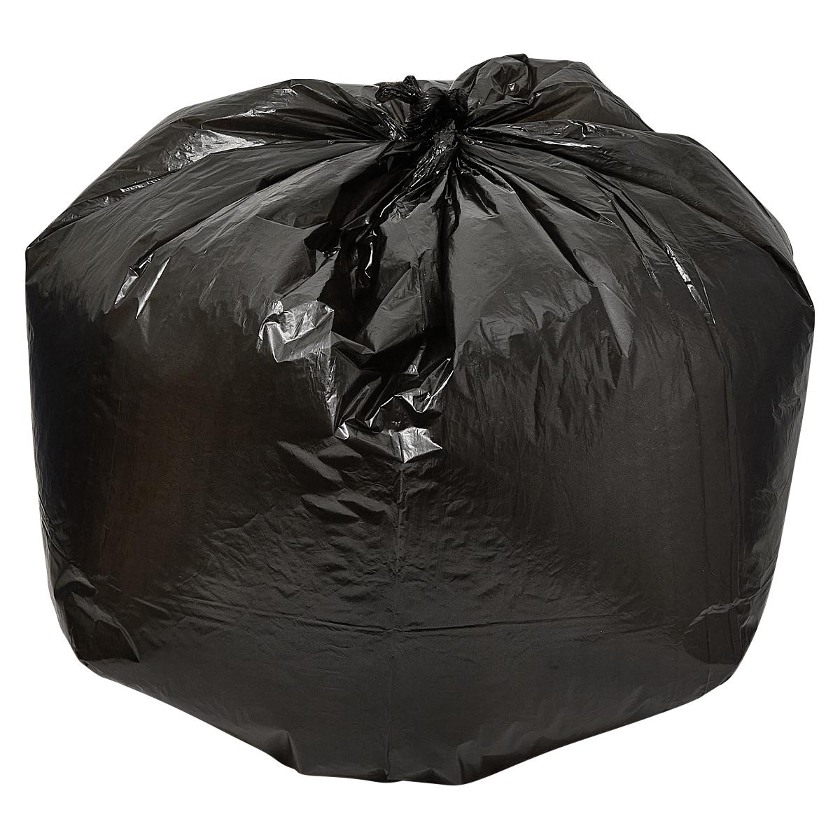 Victoria Bay Can Liner 30X37 IN Black Plastic 16MIC 500/Case