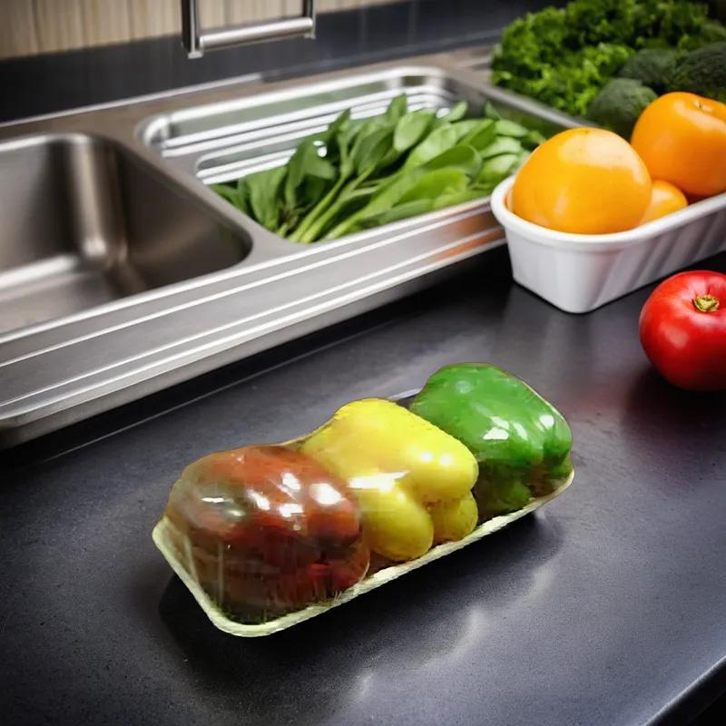 Pepper Produce Tray Base 10.25X4.25X1 IN Pulp Fiber Kraft Rectangle 500/Case