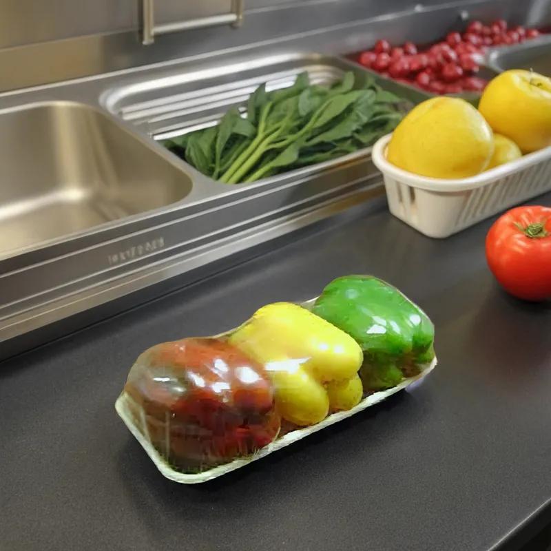 Pepper Produce Tray Base 10.25X4.25X1 IN Pulp Fiber Kraft Rectangle 500/Case