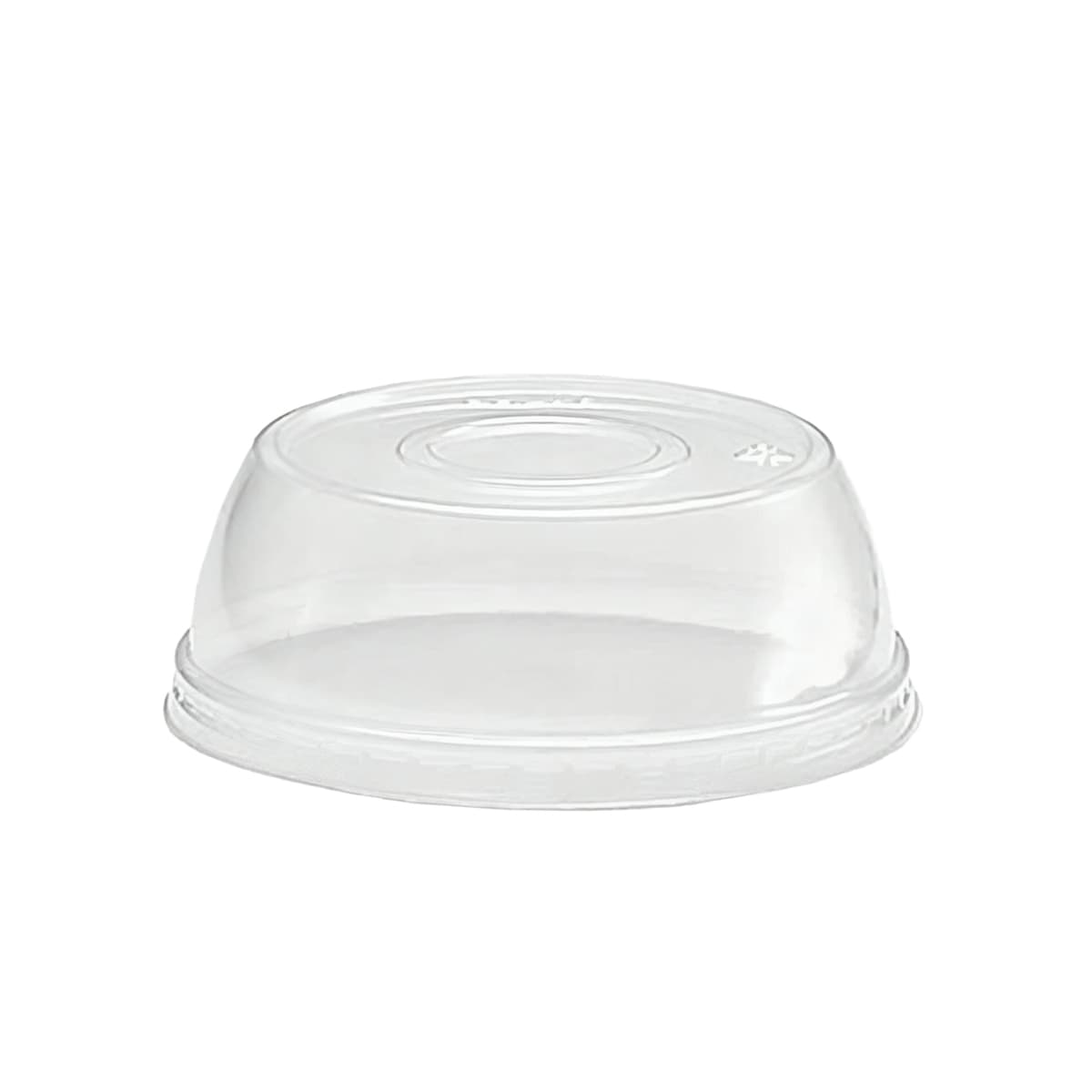 WNA Polar Lid Dome 1 IN Plastic Clear Round For 6-8-12 OZ Parfait Container 1000/Case