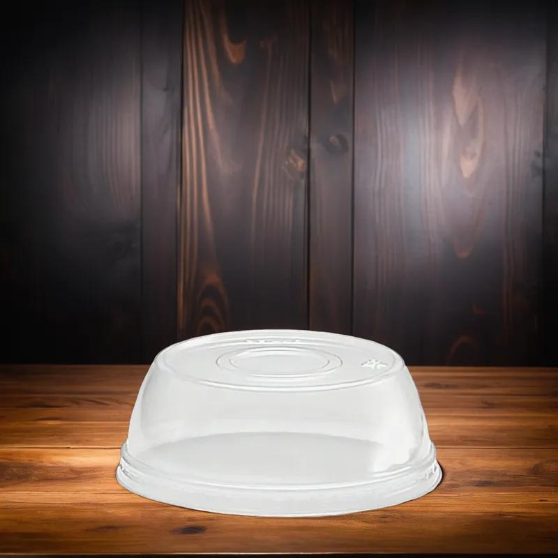 WNA Polar Lid Dome 1 IN Plastic Clear Round For 6-8-12 OZ Parfait Container 1000/Case