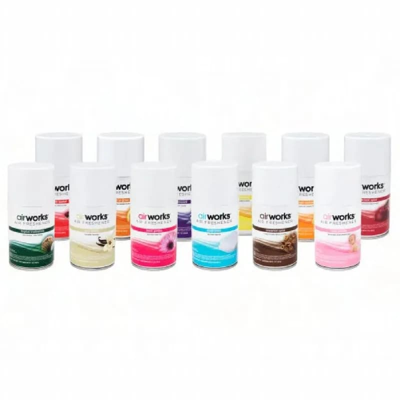 HOSPECO® AirWorks® Air Freshener Kit Aerosol Metered Refill Assorted 12/Case