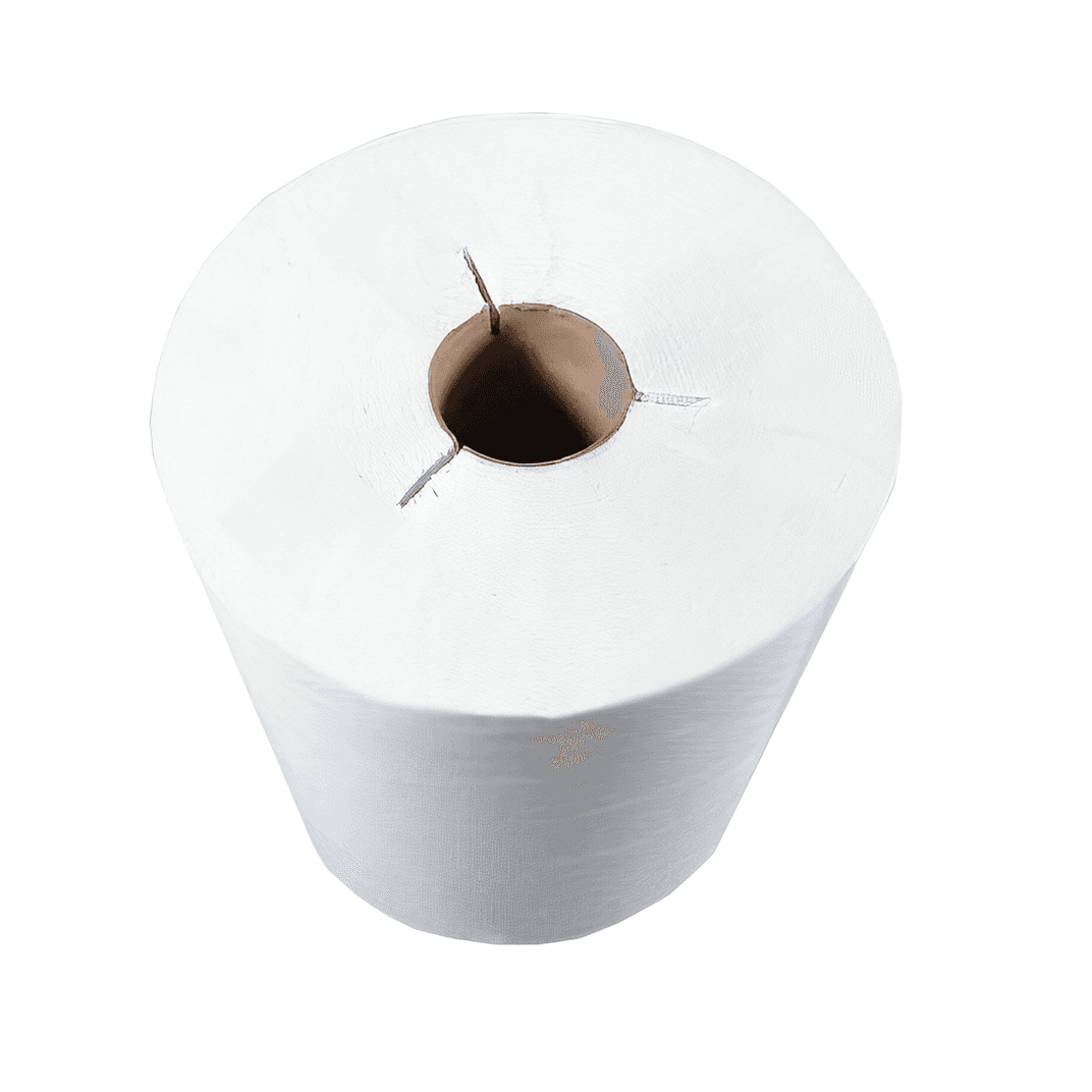 Roll Paper Towel 800 FT White Bleached Y-Notch Disposable 6/Case