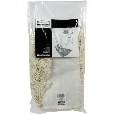 Dust Mop 24X5 IN White Cotton Cut End Disposable Envelope Backing 1/Each