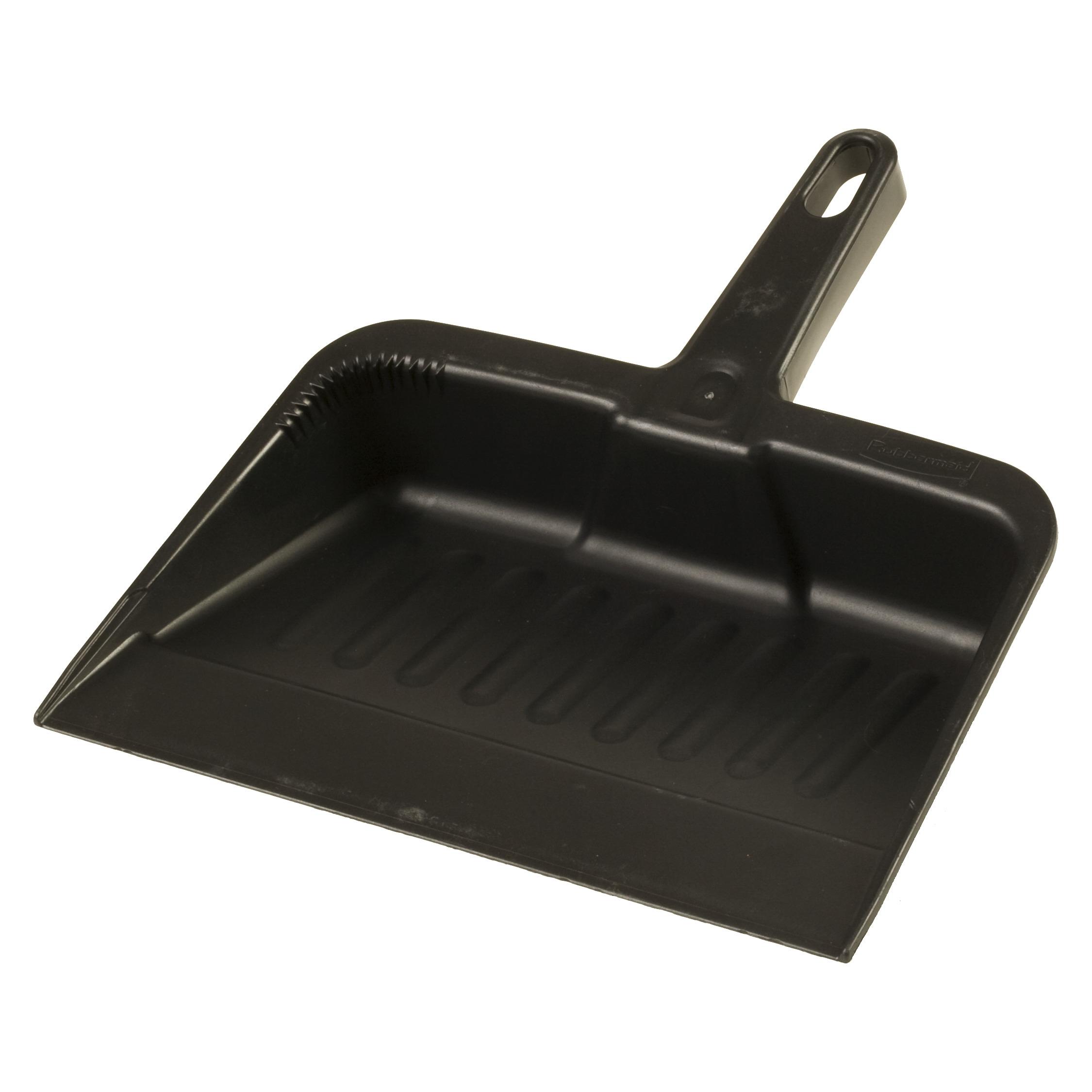 Dust Pan 12.25X11.25X2.625 IN Charcoal Plastic Heavy Duty 1/Each
