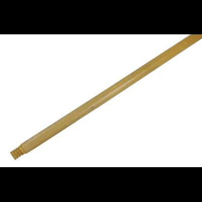 Mop Handle 0.94X0.94X60 IN 60IN Wood Threaded Lacquered 1/Each