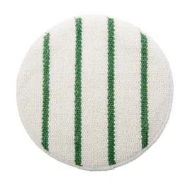 Carpet Bonnet 19 IN White Green Cotton Polyester Blend 1/Each