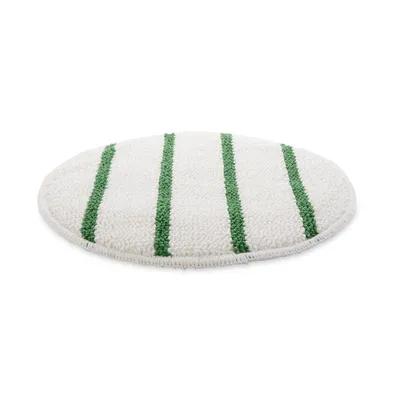 Carpet Bonnet 19 IN White Green Cotton Polyester Blend 1/Each