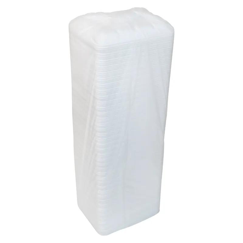 8H Supermarket Tray 10.58X8.33X1.18 IN 1 Compartment Polystyrene Foam White Rectangle Heavy 400/Case