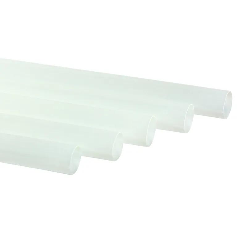 Jumbo Straw 0.224X7.75 IN PLA Clear Paper Wrapped 6000/Case
