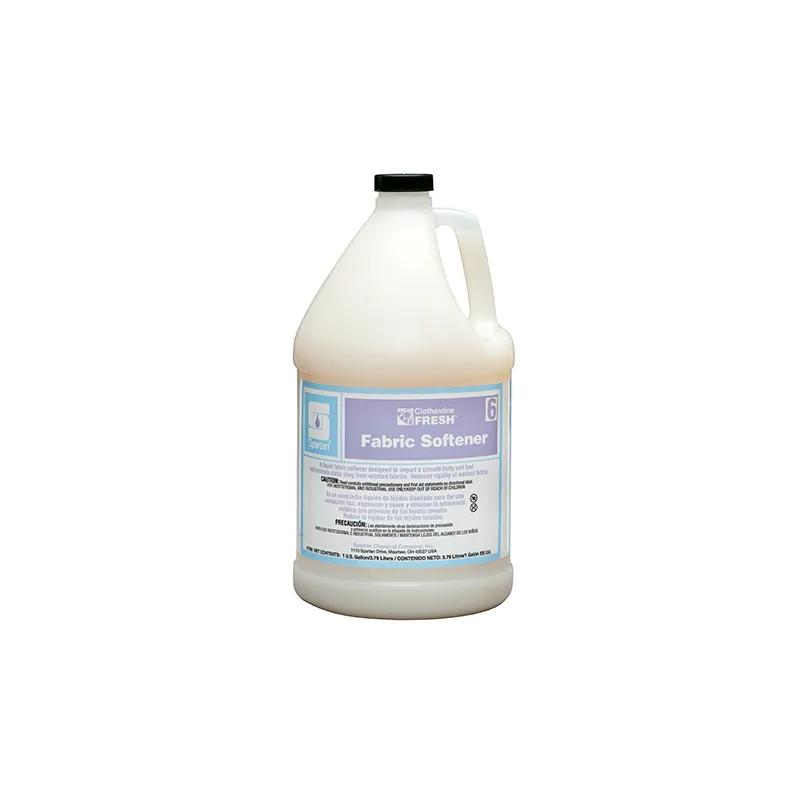 Clothesline Fresh® Fabric Softener 6 Pleasant Scent 1 GAL Mild Acid Liquid 4/Case