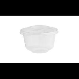 resq® Dessert Container Base & Lid Combo With Dome Lid 8 OZ PET Clear 600/Case