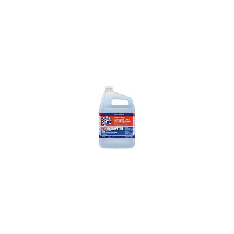 Spic and Span® Fresh Scent Window & Glass Cleaner Disinfectant 1 GAL Multi Surface RTU 3/Case