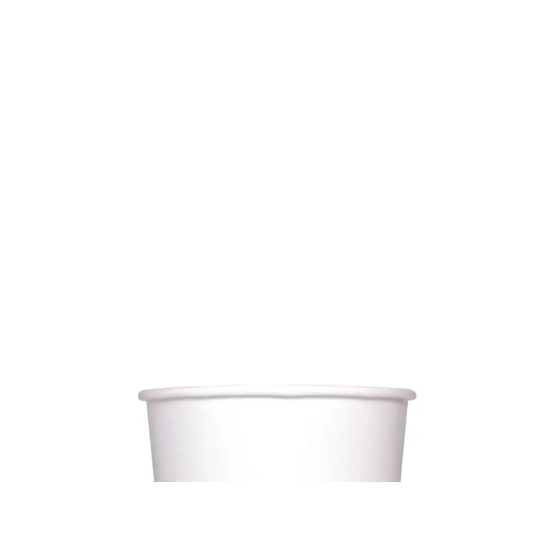 Karat® Food Container Base 16 OZ Double Wall Poly-Coated Paper White Round 1000/Case