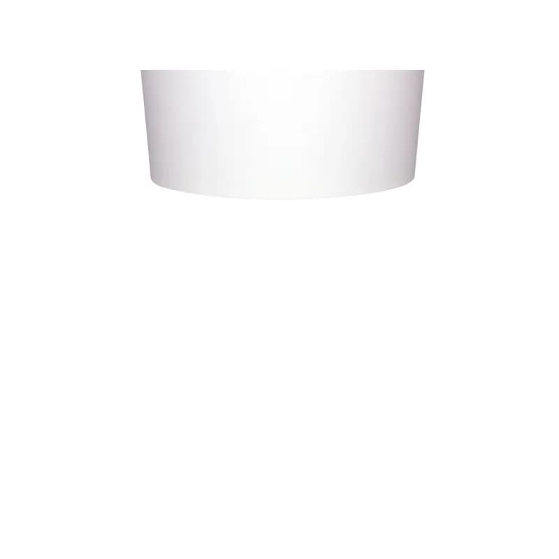 Karat® Food Container Base 16 OZ Double Wall Poly-Coated Paper White Round 1000/Case