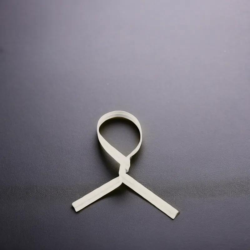 Twist Tie 3.5X0.156 IN White 2000/Pack