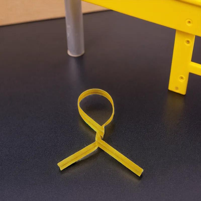 Twist Tie 3.5X0.156 IN Metal Paper Yellow 2000/Pack