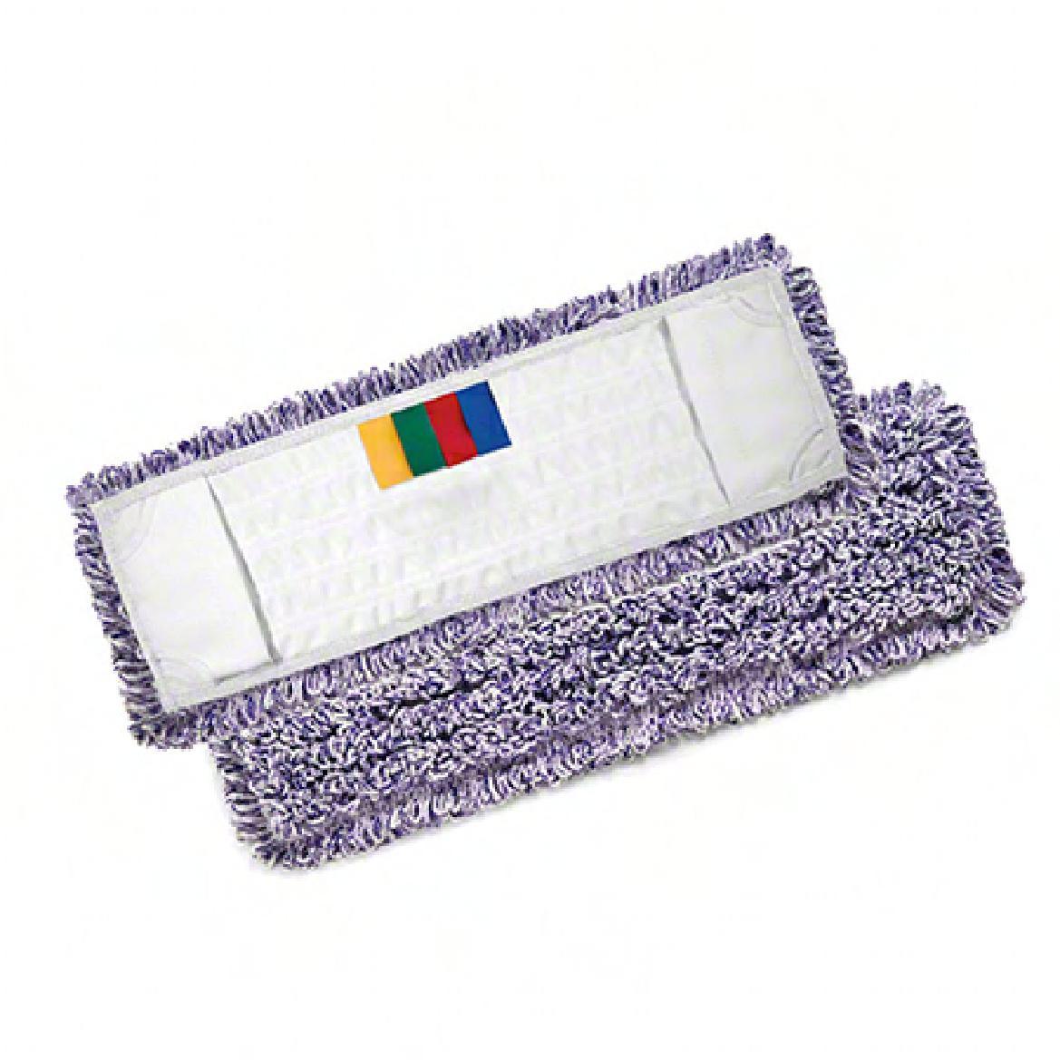 Mop Head 16 IN Blue Microfiber 1/Each