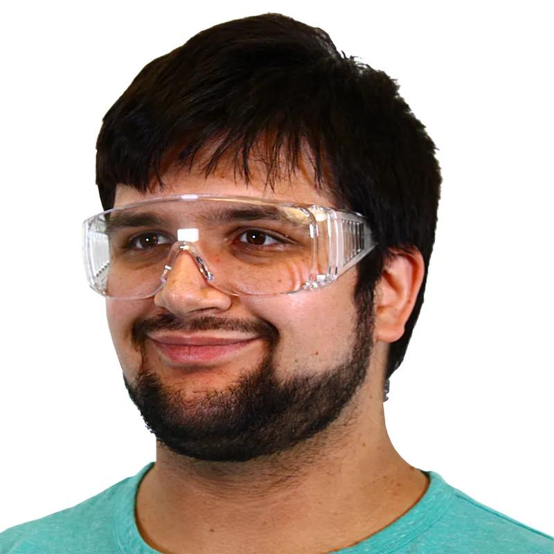 Pro-Guard® 803 Series Glasses OS With Clear Frame Clear Lens Over the Glasses (OTG) 1/Each