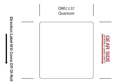 Hobart Quantum 2.375 Blank Label 19200/Case