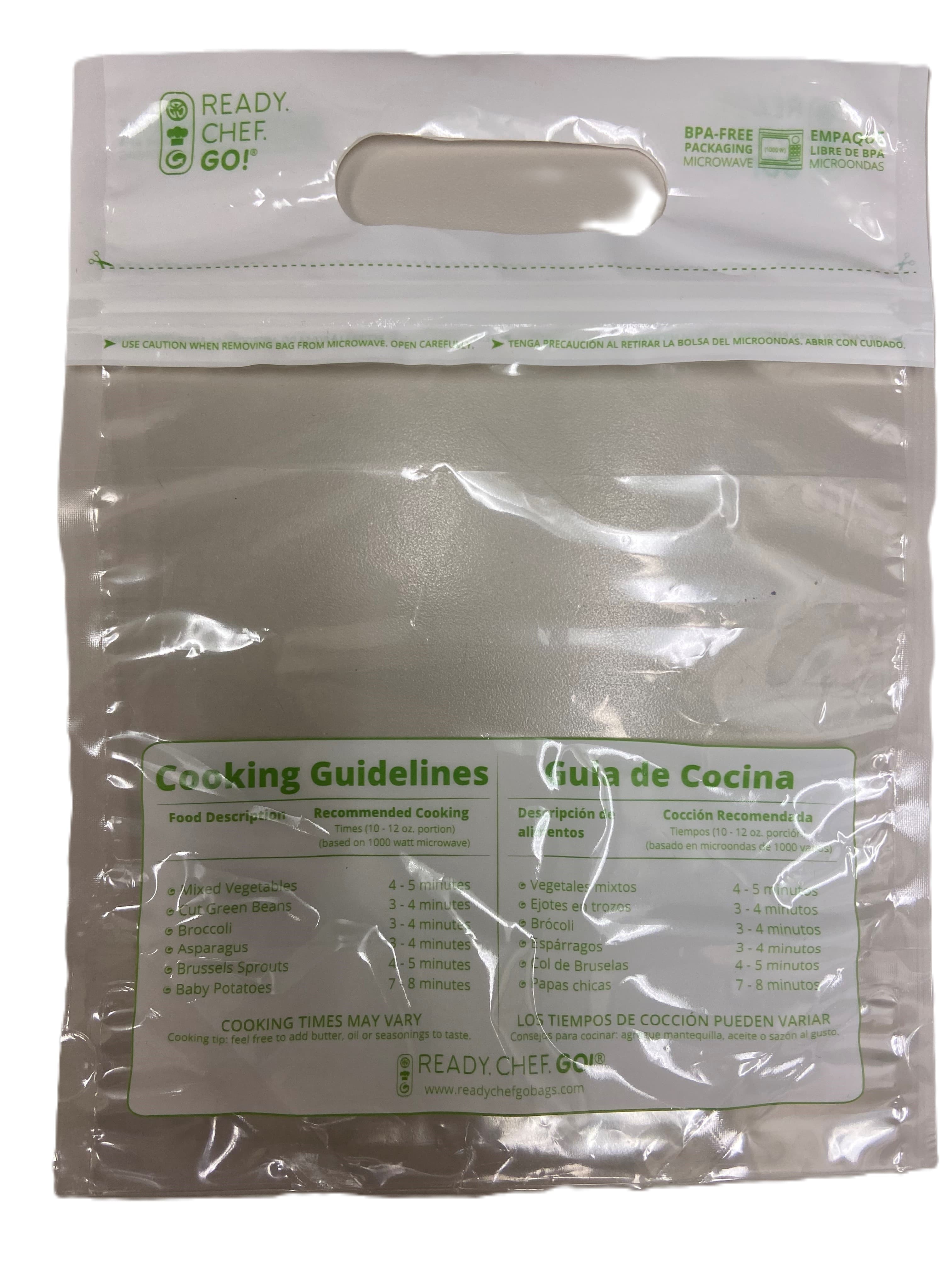 Ready. Chef. Go!® Produce Bag 7.5X4X11 IN OPP CPP 2.5MIL Clear With Zip Seal Closure Microwave Oven Safe 250/Case