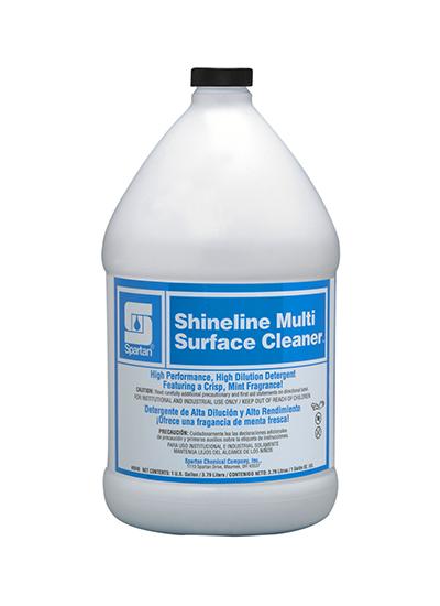 Shineline® Multi Surface Cleaner® Mint All Purpose Cleaner 1 GAL Multi Surface Alkaline Concentrate 4/Case