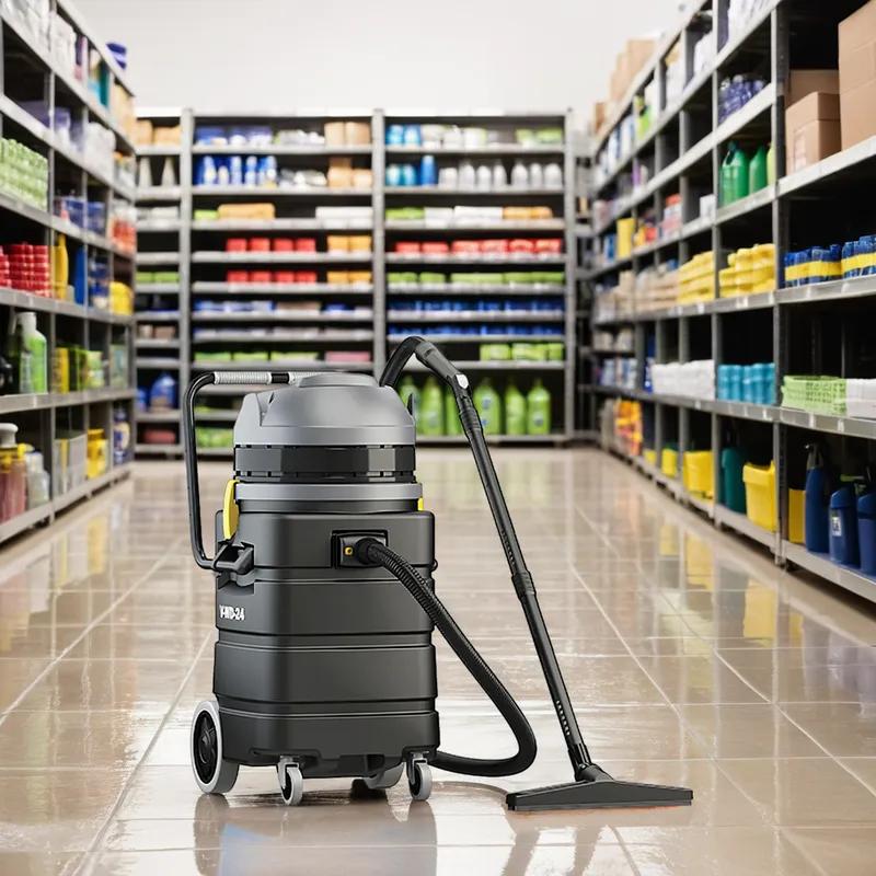 Tennant V-WD-24 Commercial Use Wet & Dry Vacuum 24 GAL 1200w With 23IN Head 40FT Cord Hose Nozzle Squeegee 1/Each