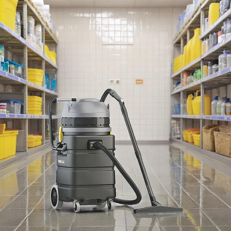 Tennant V-WD-24 Commercial Use Wet & Dry Vacuum 24 GAL 1200w With 23IN Head 40FT Cord Hose Nozzle Squeegee 1/Each