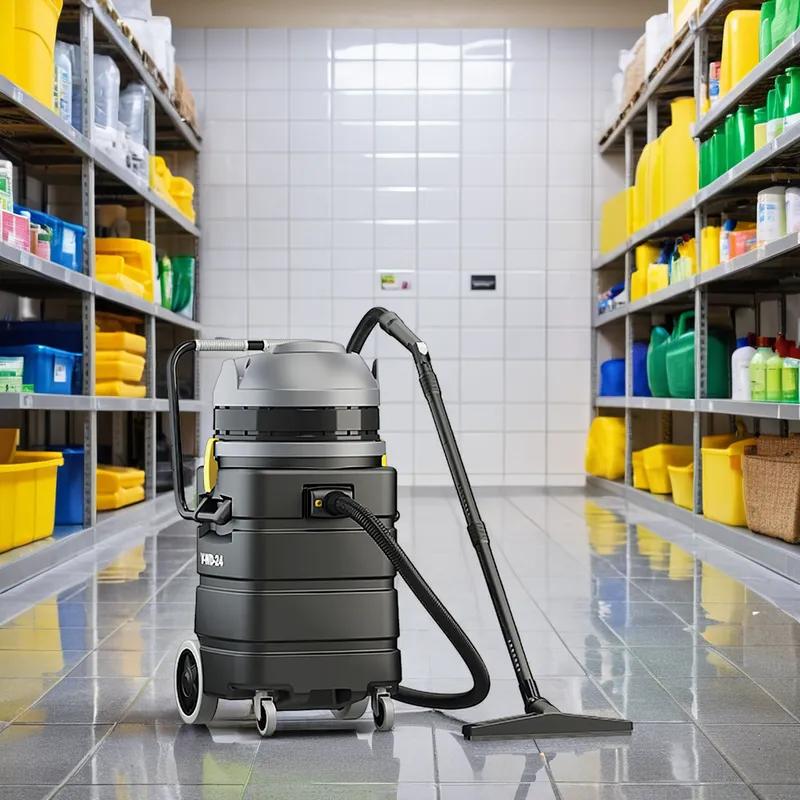 Tennant V-WD-24 Commercial Use Wet & Dry Vacuum 24 GAL 1200w With 23IN Head 40FT Cord Hose Nozzle Squeegee 1/Each