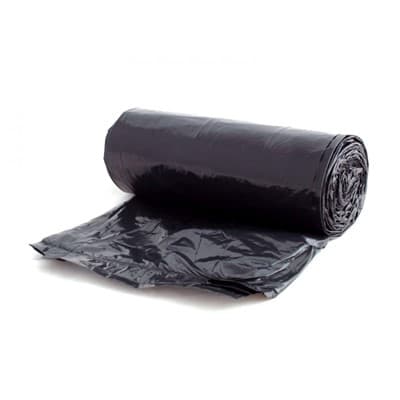 Heritage Can Liner 40X48 IN Black Plastic 16MIC 25 Count/Pack 10 Packs/Case 250 Count/Case
