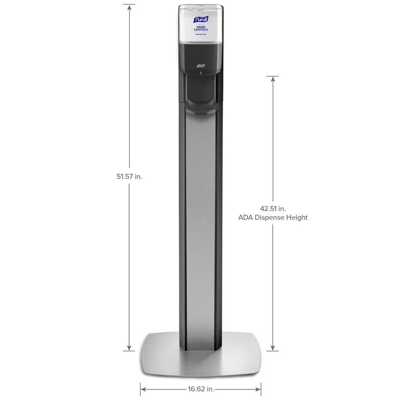 Purell® MESSENGER Dispenser Floor Stand 1200 mL 40X16.75X6 IN Graphite Touchless With Dispenser For ES6 1/Case
