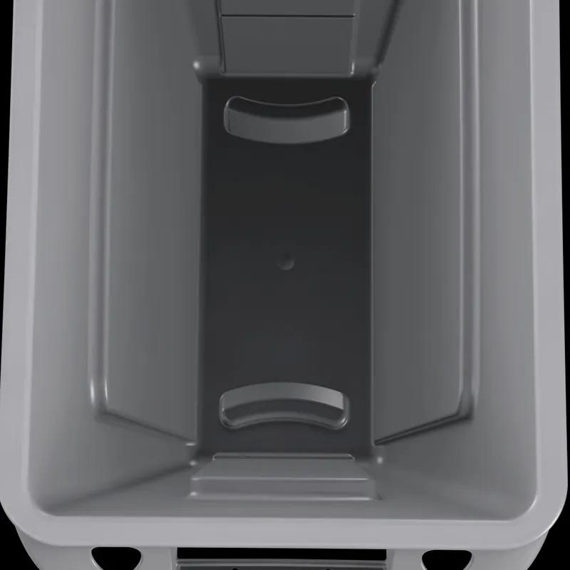 Slim Jim® Trash Can 22X11X30 IN 23 GAL Red Resin Vented 1/Each