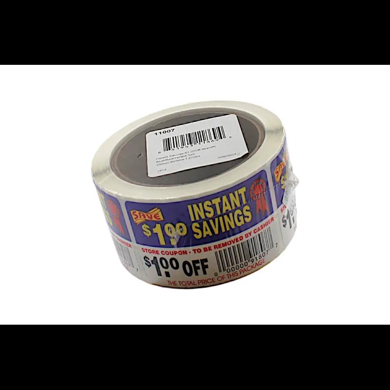 Instant Savings $1 Off Label 2X3 IN 250/Roll