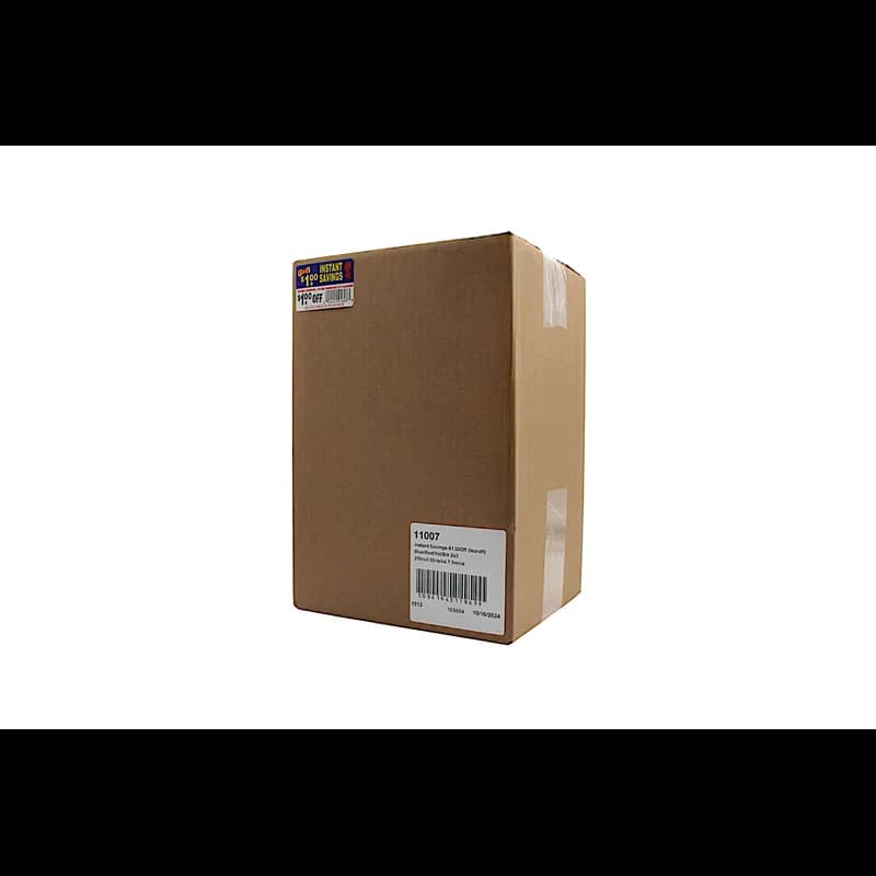 Instant Savings $1.00 Off Coupon Savings Label 2X3 IN Blue Red Yellow Black Tear Off 250 Count/Roll 30 Rolls/Case