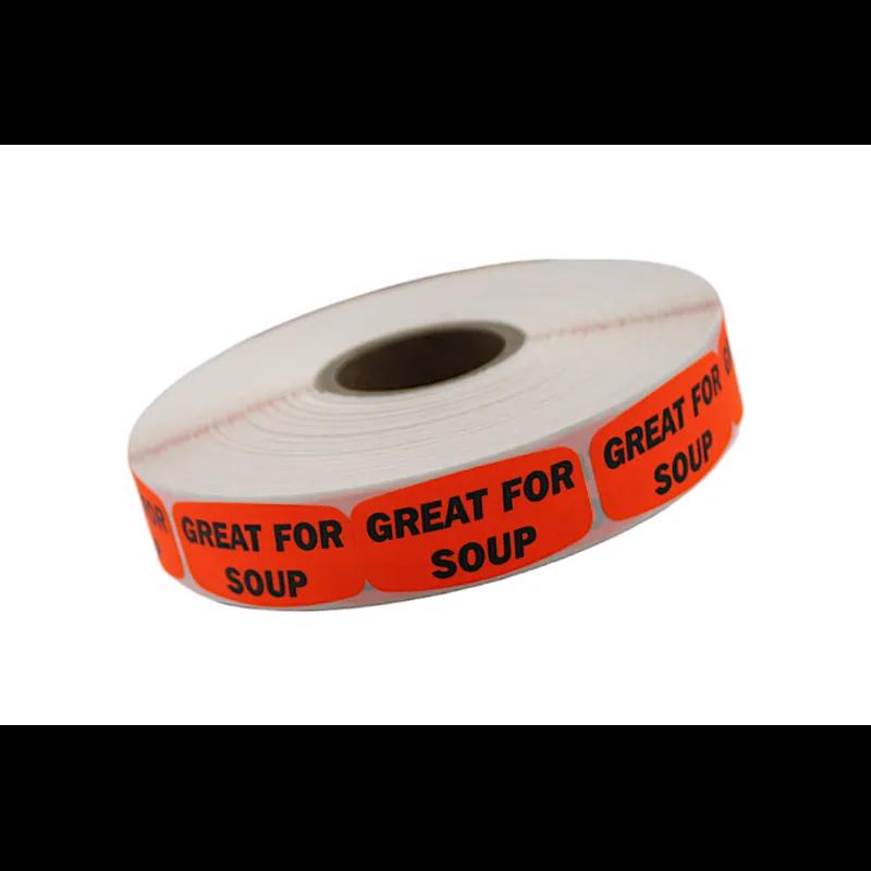 Great for Soup Label 0.625X1.25 IN 1000/Roll