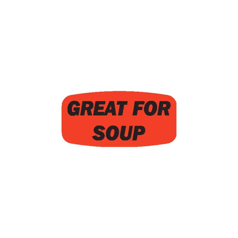 Great for Soup Label 0.625X1.25 IN 1000/Roll