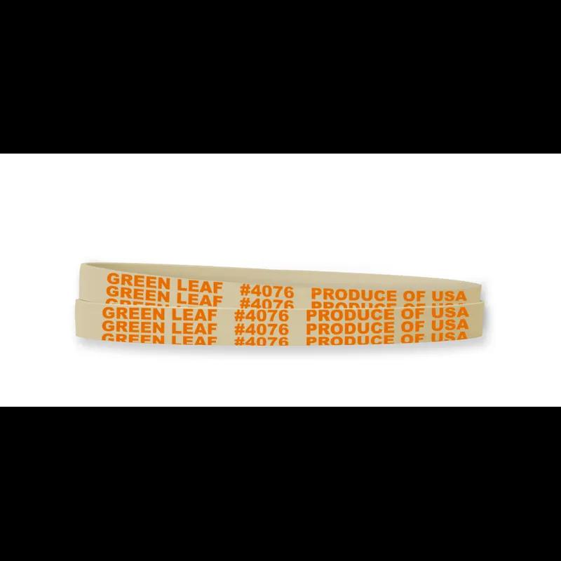 Leaf Lettuce Rubber Band 5.5X0.375 IN Rubber Latex White Orange 1/Bag