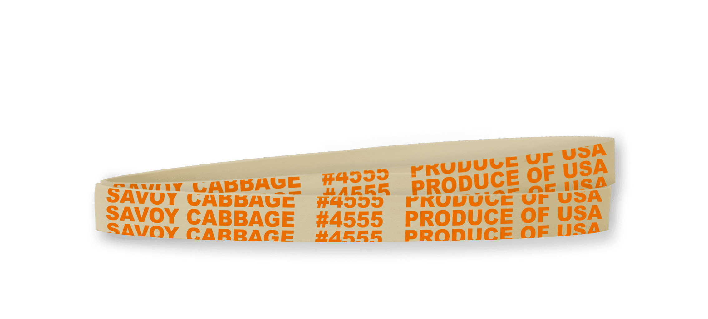 Savoy Cabbage Rubber Band #78 Rubber Latex White Orange 1/Bag