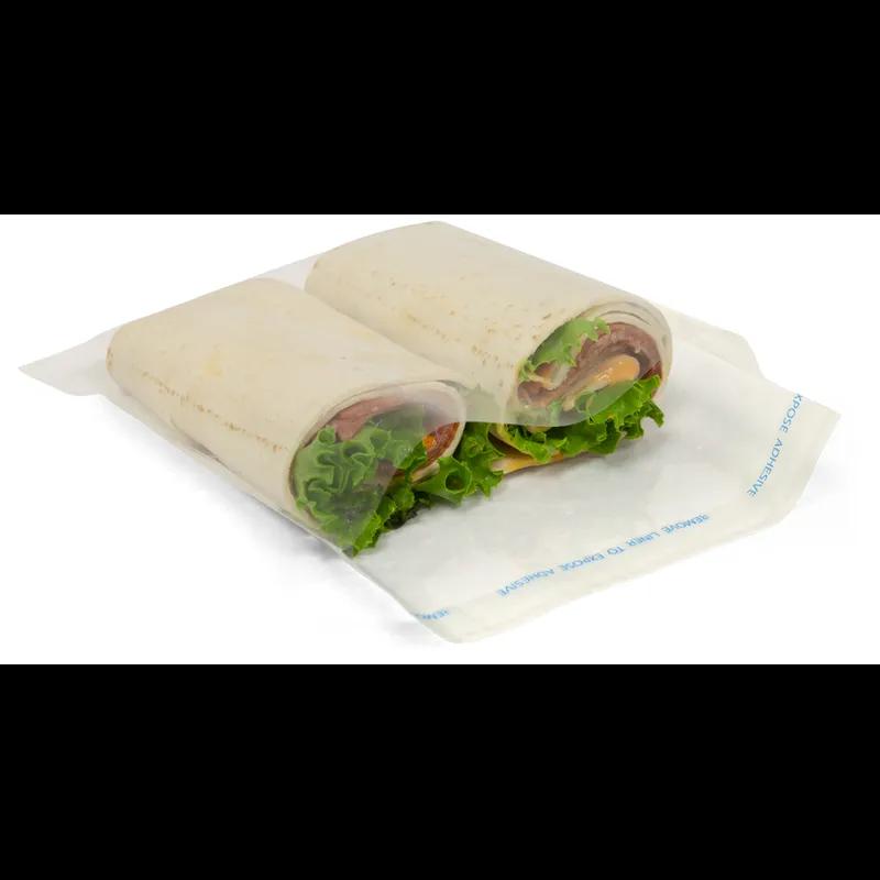 Food Bag 6.5X3X6.5 IN Polypropylene (PP) 1.2MIL Clear With Seal Strip Closure 1000/Case