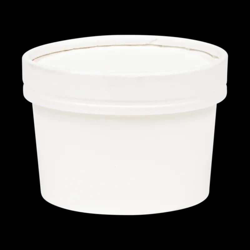 Soup Food Container 10 OZ SBS Paperboard White Leak Resistant 500/Case