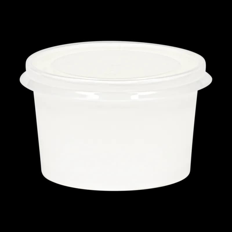 Soup Food Container 10 OZ SBS Paperboard White Leak Resistant 500/Case